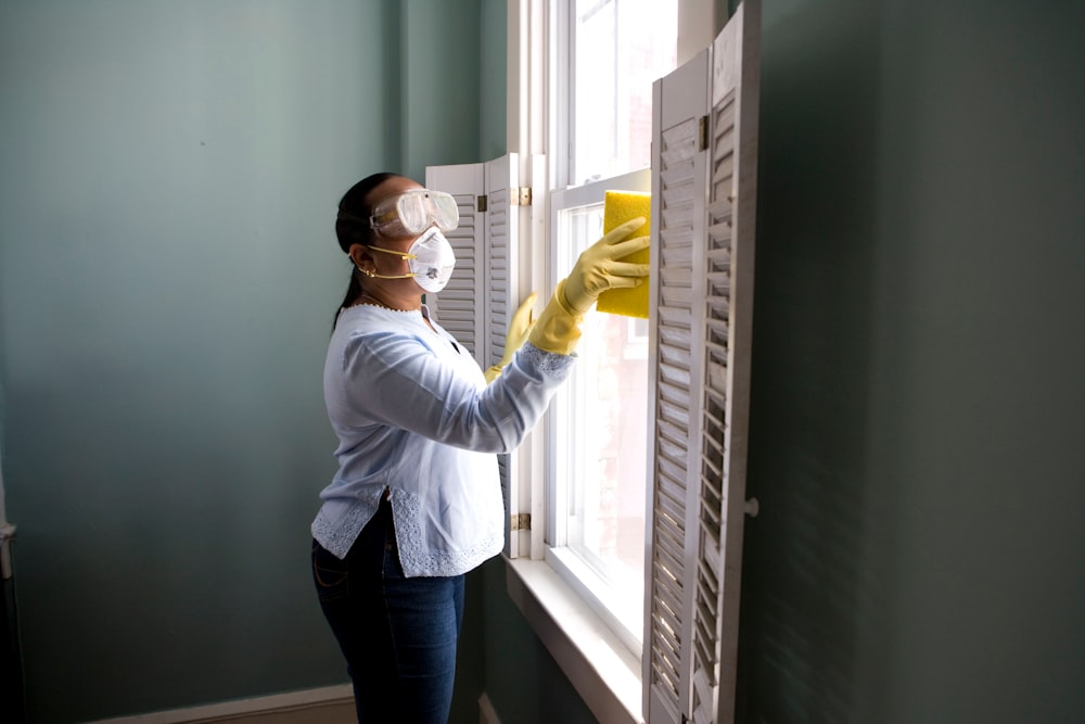 Plumber completing a careful home improvement repair